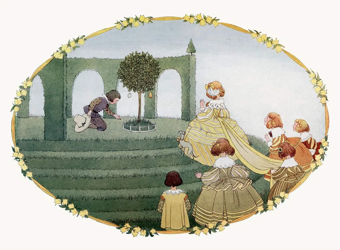 Little Songs Of Long Ago More Old Nursery Rhymes Pl 28 Wall Art by Henriëtte Willebeek le Mair - High-Resolution Digital Print