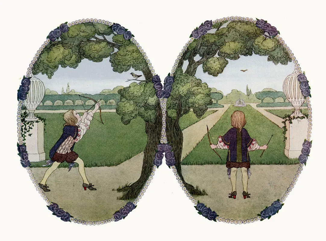 Little Songs Of Long Ago More Old Nursery Rhymes Pl 30 Wall Art by Henriëtte Willebeek le Mair - High-Resolution Digital Print