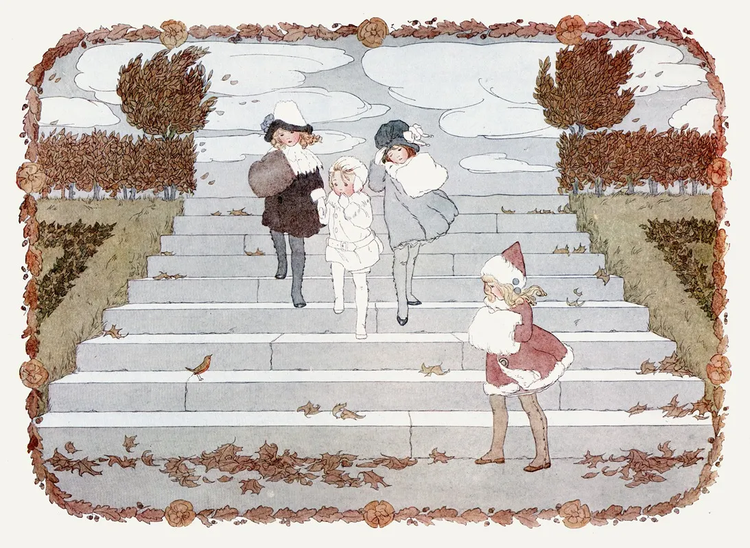 Little Songs Of Long Ago More Old Nursery Rhymes Pl 7 Wall Art by Henriëtte Willebeek le Mair - High-Resolution Digital Print