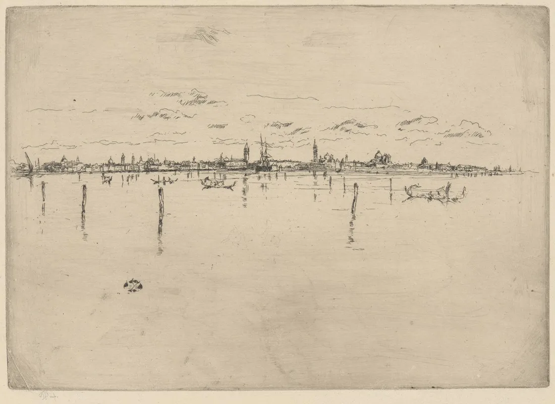 Little Venice Wall Art by James Abbott McNeill Whistler - High-Resolution Digital Print