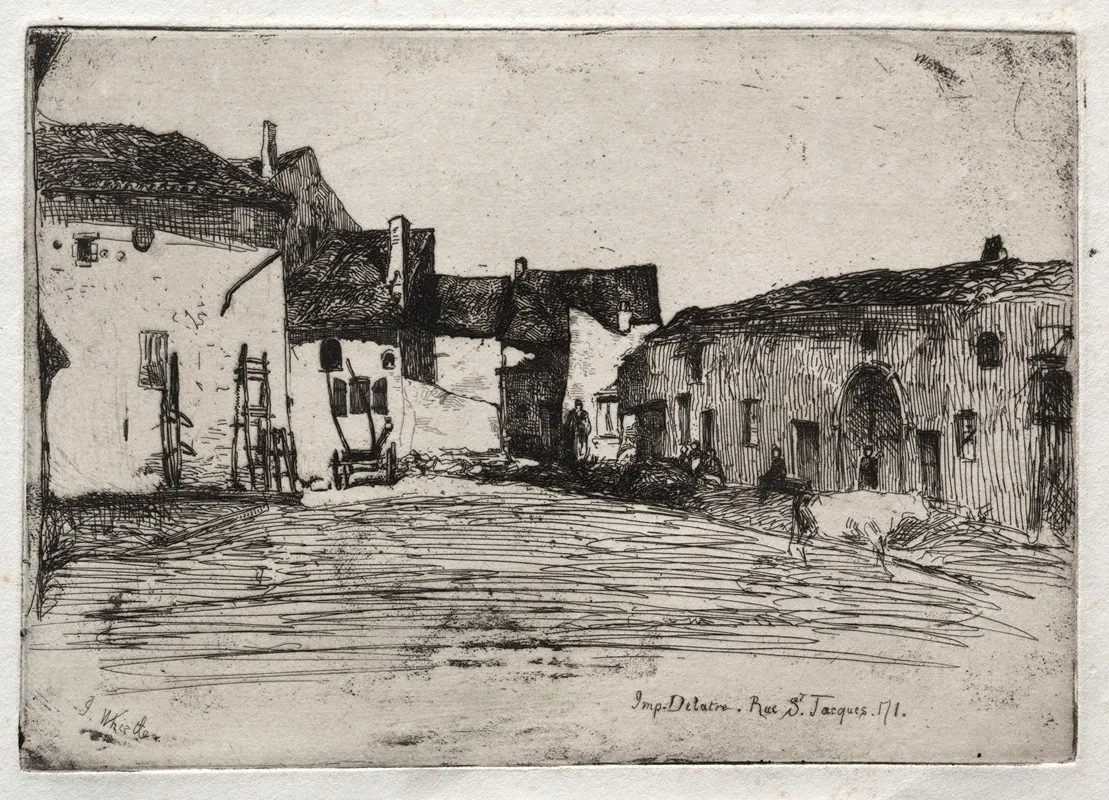 Liverdun Wall Art by James Abbott McNeill Whistler - High-Resolution Digital Print