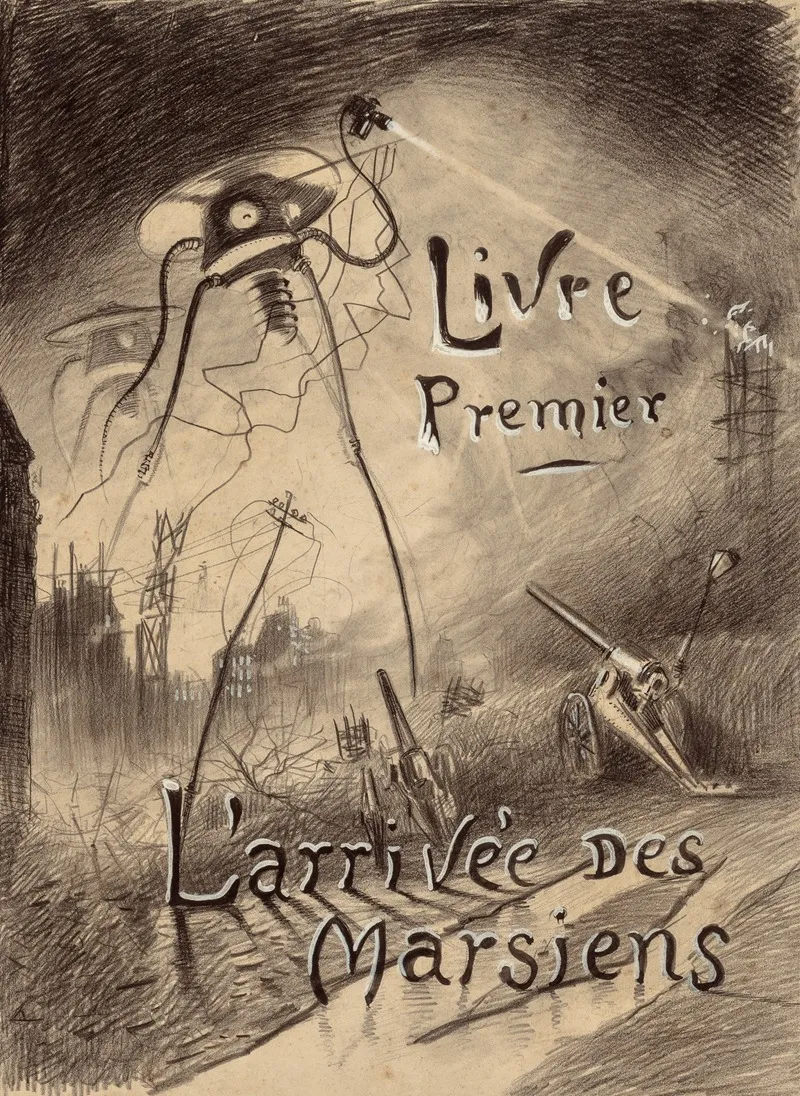 Livre Premier Larrivee Des Martiens