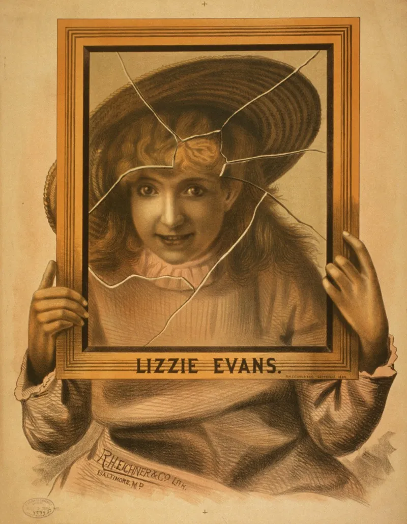 Lizzie Evans Wall Art by R.H. Eichner &amp; Co. Lith. - High-Resolution Digital Print
