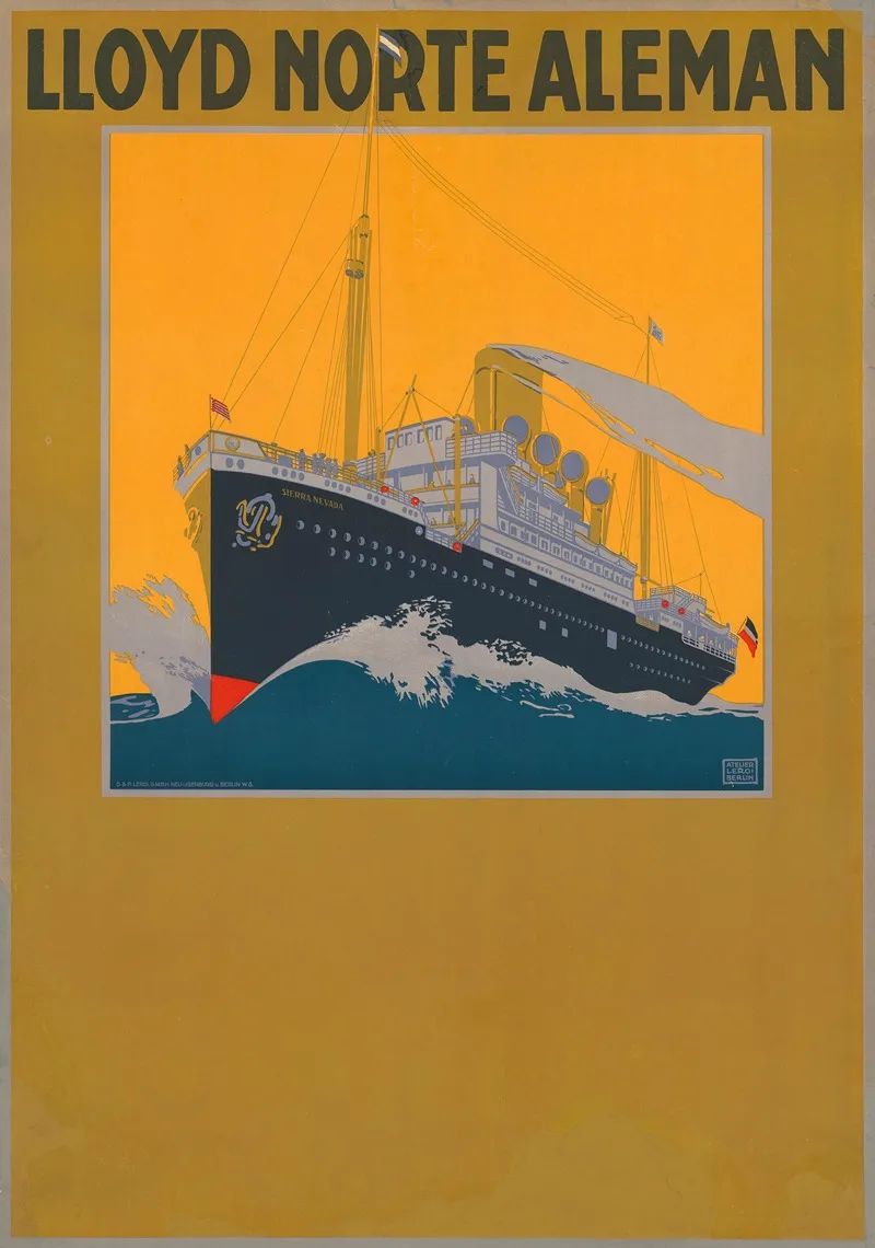 Lloyd Norte Aleman Wall Art by Otto Leroi - High-Resolution Digital Print