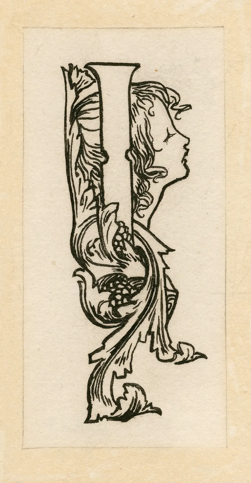 Lluminated Initial For Bells Edition Of The Tempest