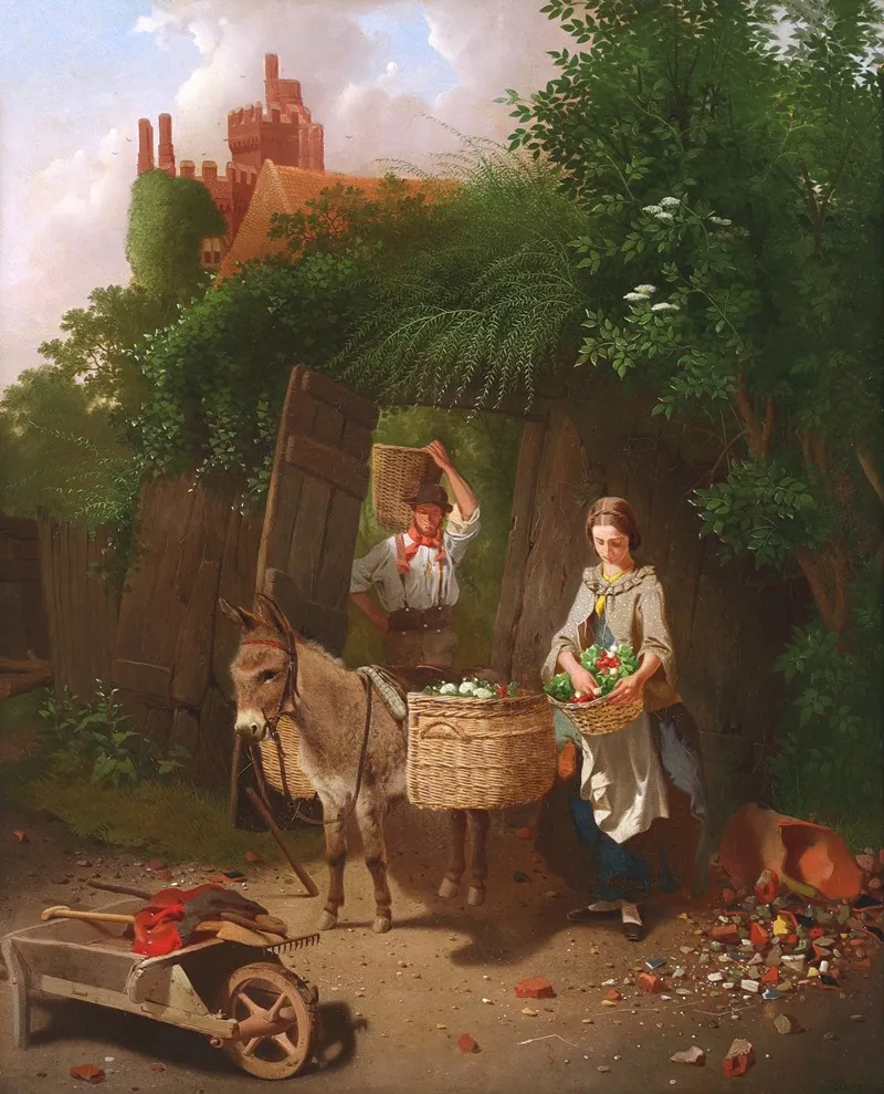 Loading The Donkey Wall Art by William Edward Millner - High-Resolution Digital Print