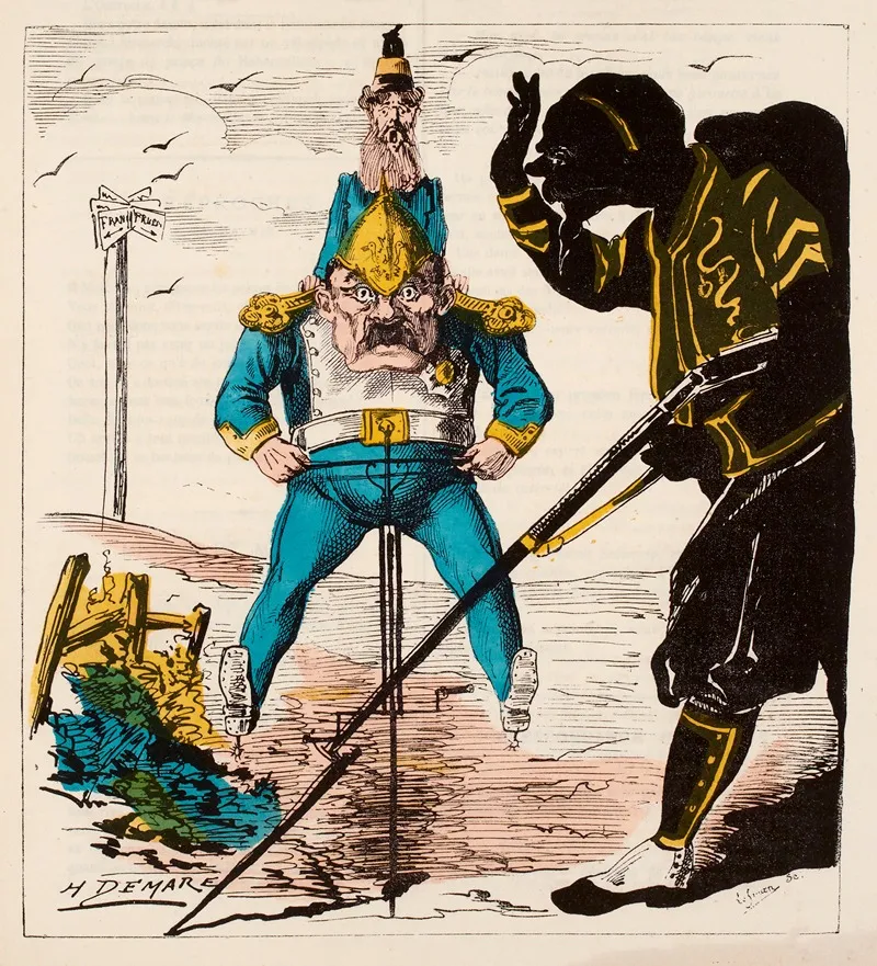 Lobstacle Journal Satirique Illustre Numero Specimen Wall Art by Henri Demare - High-Resolution Digital Print