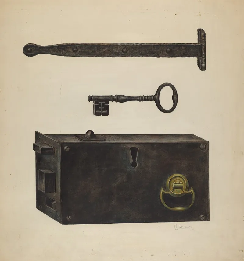 Lock Key Hinge