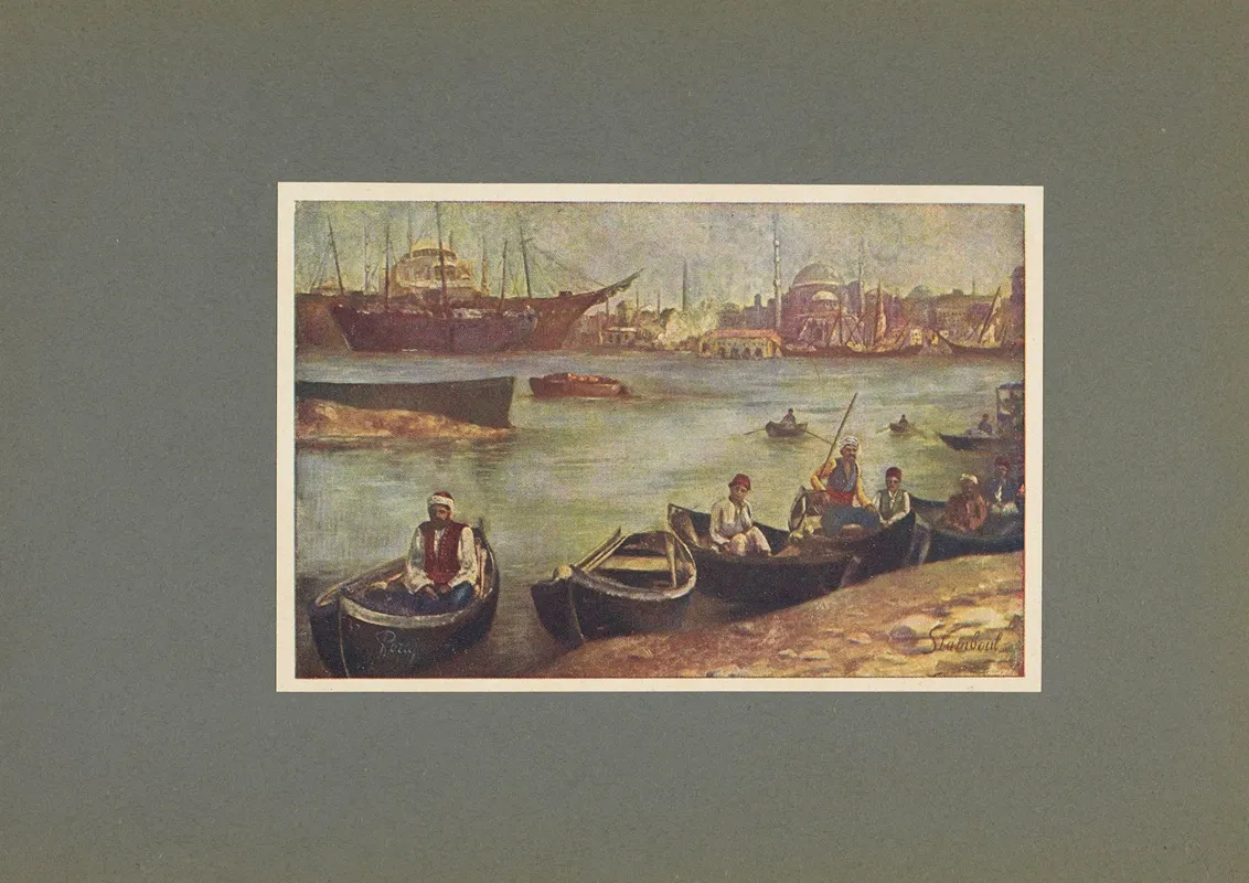 Lodkarze Bosforu Wall Art by Wiktor Poraj-Chlebowski - High-Resolution Digital Print