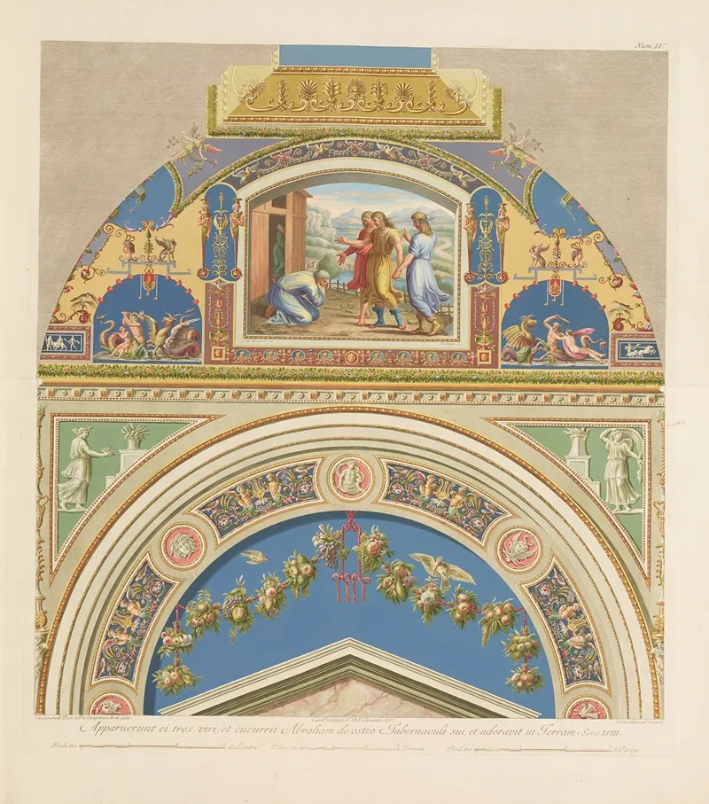 Loggie Di Rafaele Nel Vaticano Pl 04 Wall Art by Giovanni Ottaviani - High-Resolution Digital Print