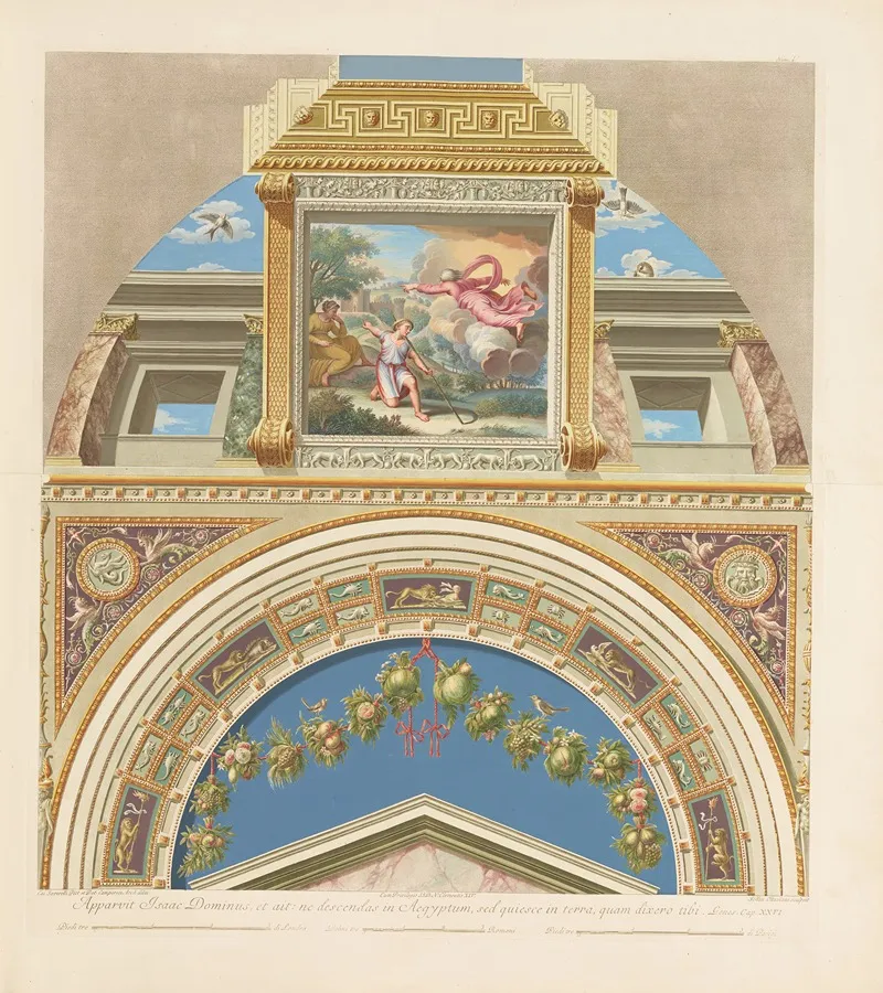 Loggie Di Rafaele Nel Vaticano Pl 05 Wall Art by Giovanni Ottaviani - High-Resolution Digital Print