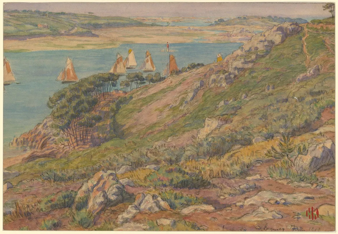 Loguivy 6 Wall Art by Henri Rivière - High-Resolution Digital Print