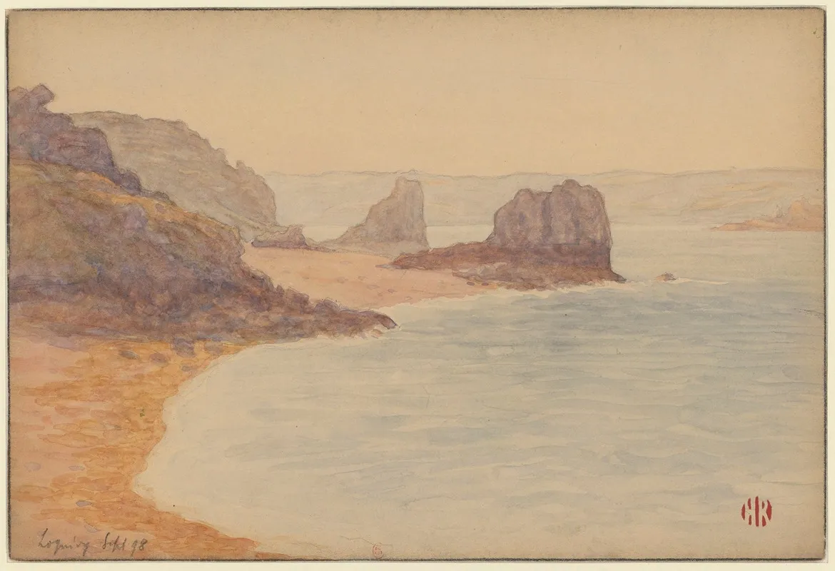 Loguivy Brume Et Soleil Wall Art by Henri Rivière - High-Resolution Digital Print