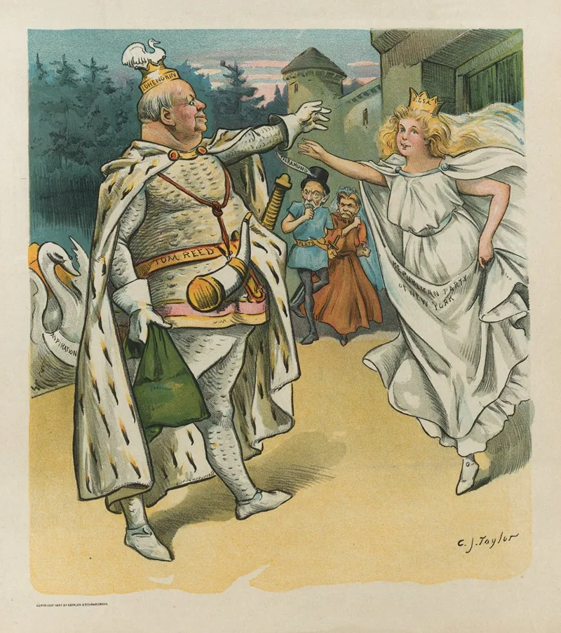 Lohengrin Reed Is Wanted In New York Wall Art by Charles Jay Taylor - High-Resolution Digital Print