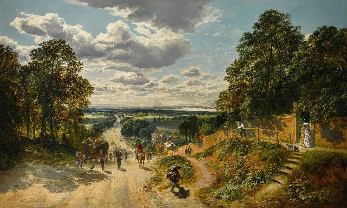 London From Shooters Hill Wall Art by Samuel Bough - High-Resolution Digital Print