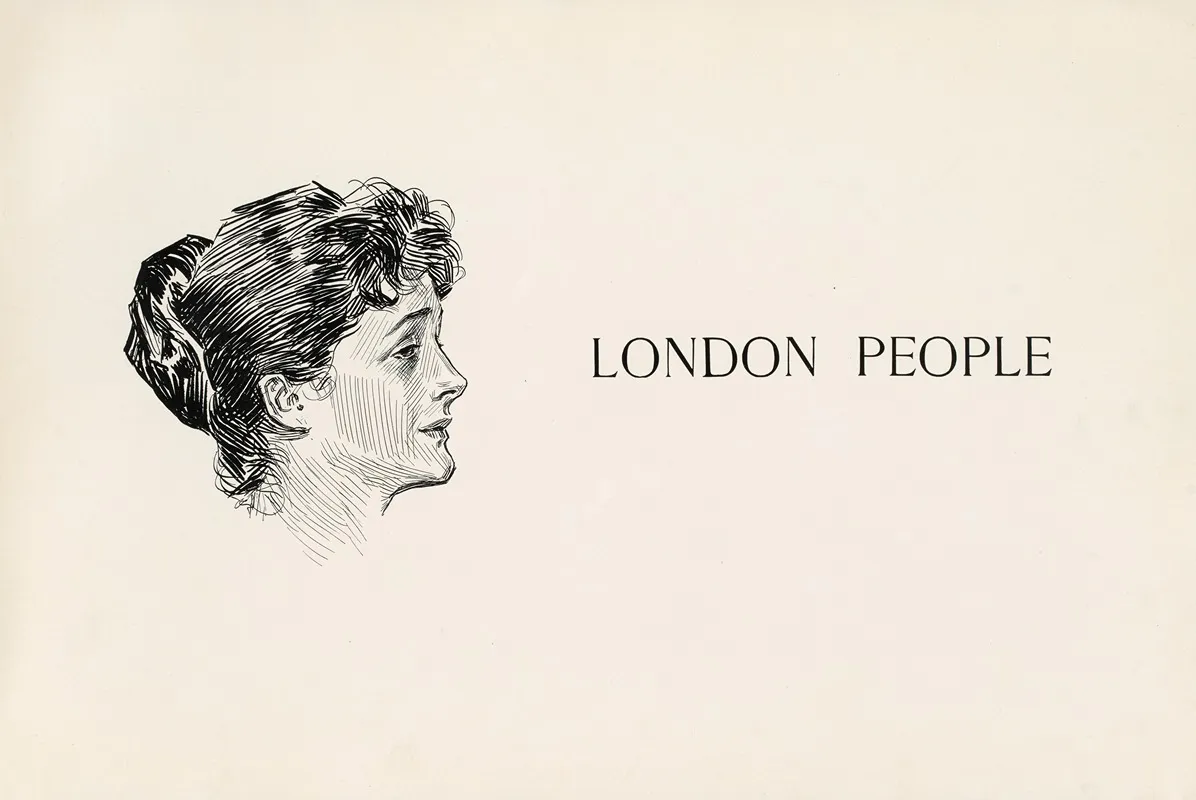 London People Wall Art by Charles Dana Gibson - High-Resolution Digital Print