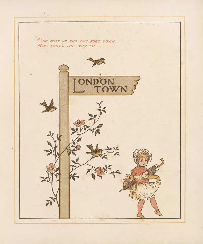 London Town Pl 01 Wall Art by Ellen Elizabeth Houghton - High-Resolution Digital Print