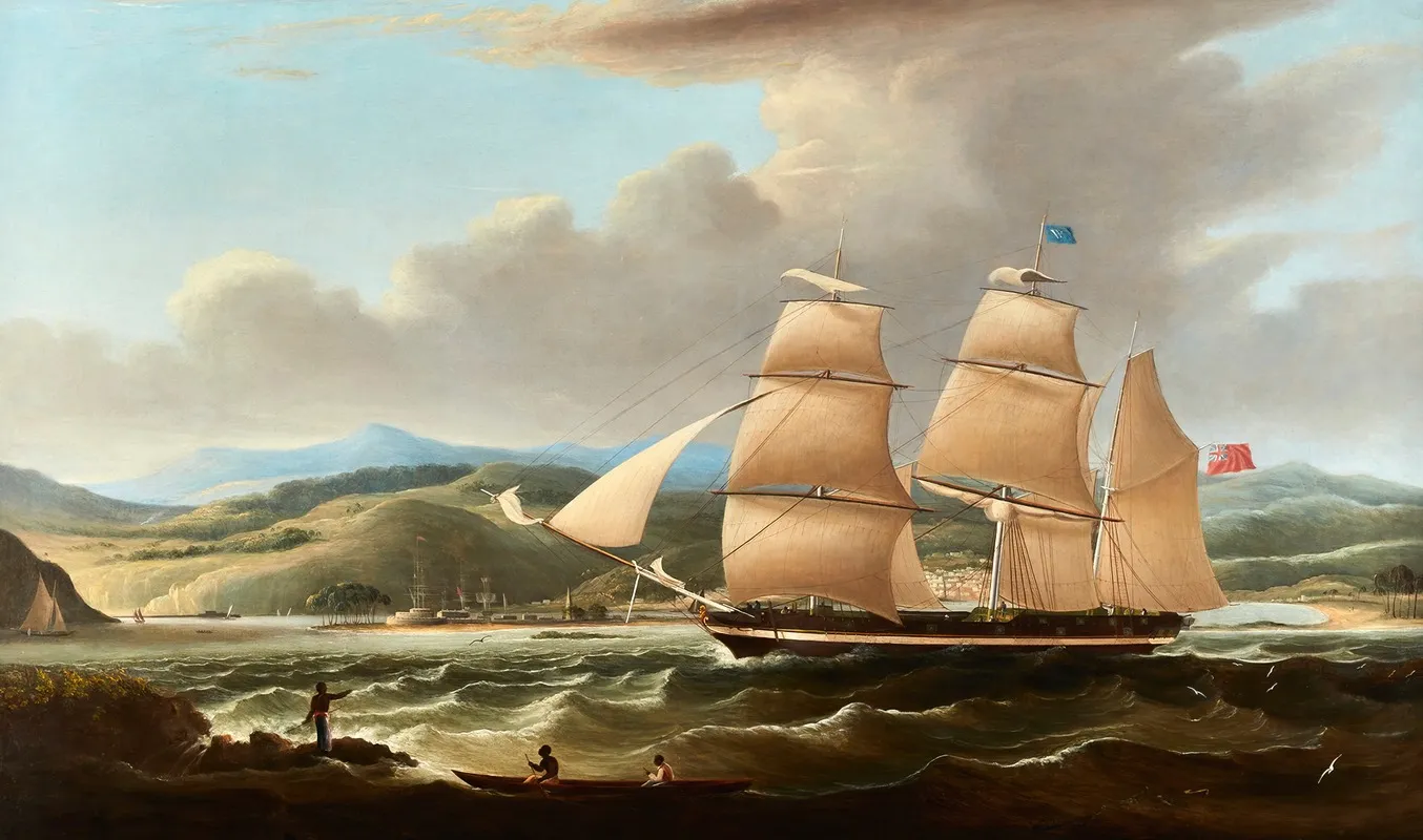 Lone British Schooner