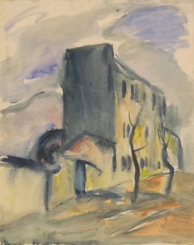 Lonely Blue House