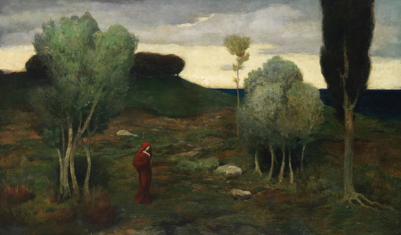 Lonely Land Wall Art by Ludwig von Zumbusch - High-Resolution Digital Print