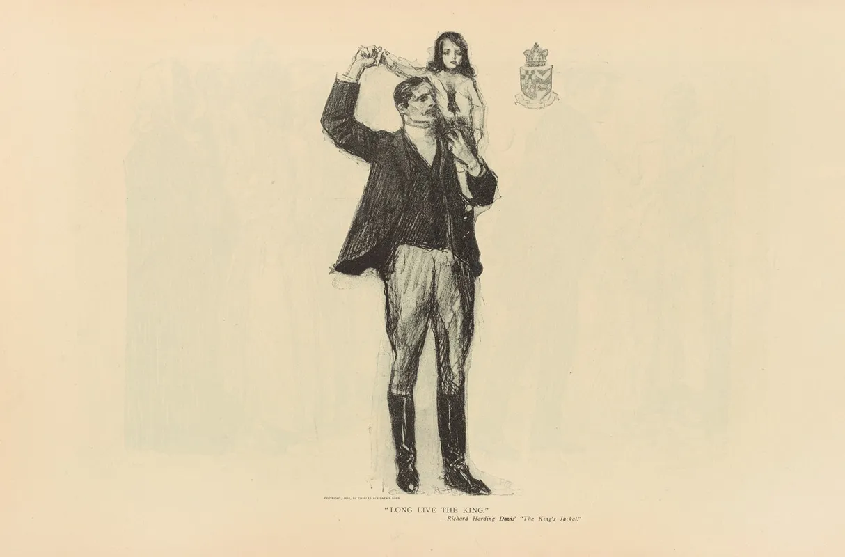 Long Live The King Wall Art by Charles Dana Gibson - High-Resolution Digital Print