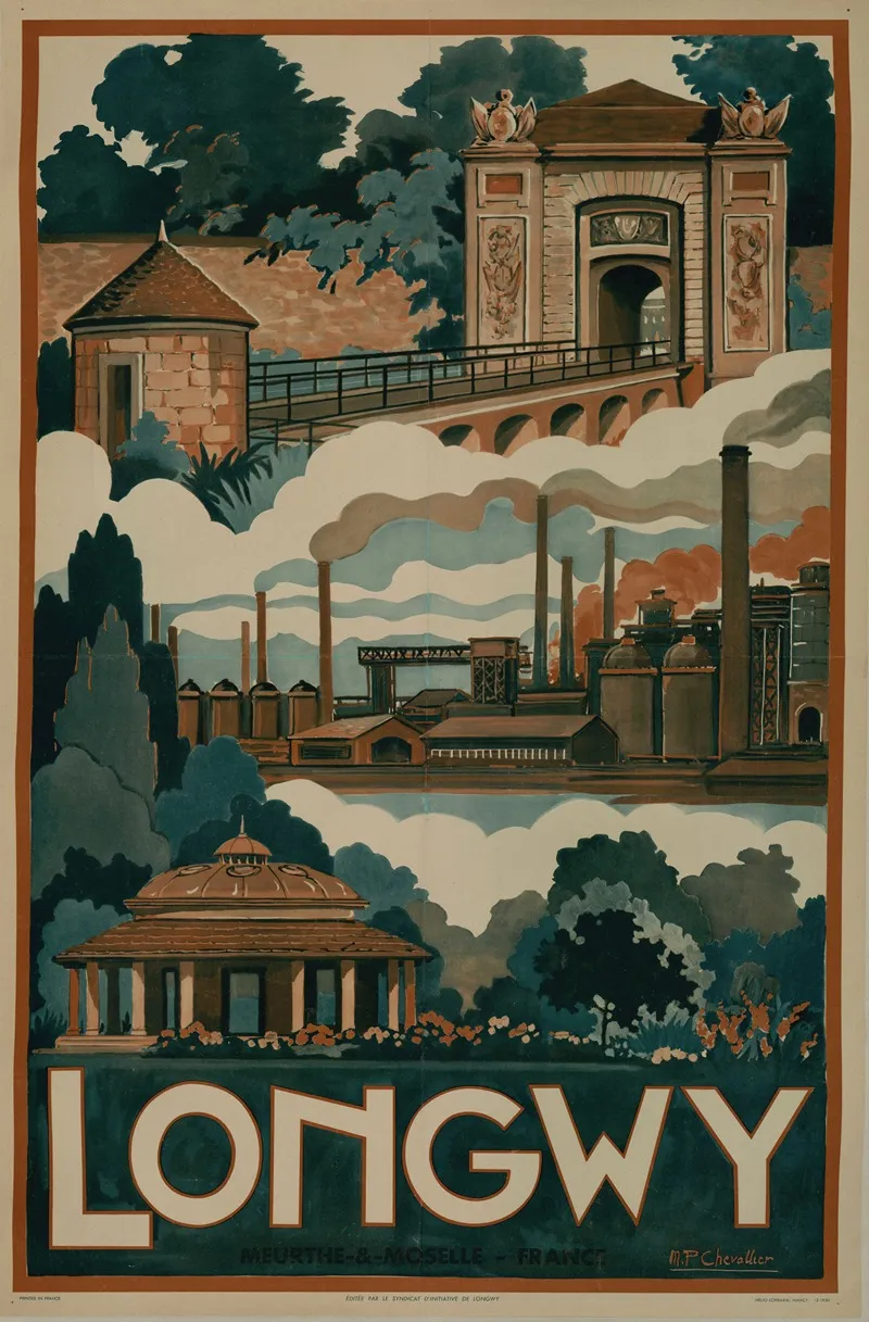 Longwy Meurthe Et Moselle France Wall Art by Maurice-Paul Chevalier - High-Resolution Digital Print