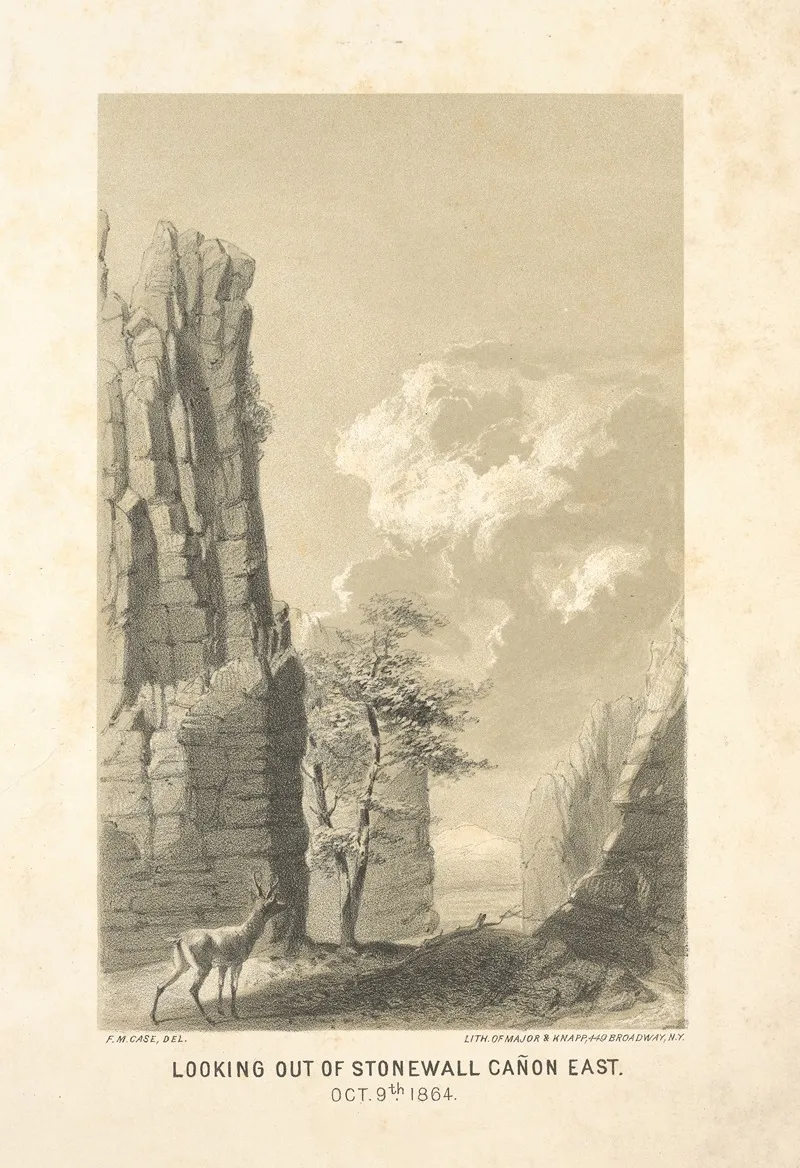 Looking Out Of Stonewall Canon East Oct 9th 1864
