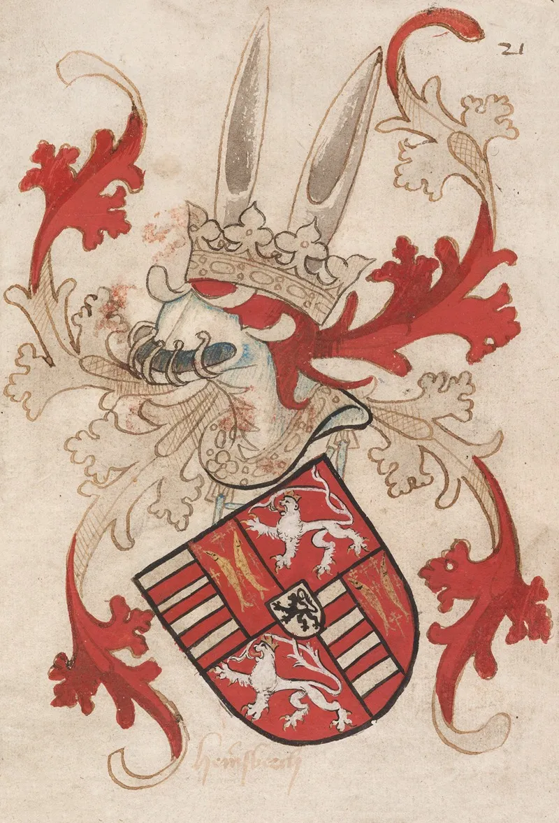 Loon Heinsberg Wall Art by Herald of Nassau-Vianden - High-Resolution Digital Print