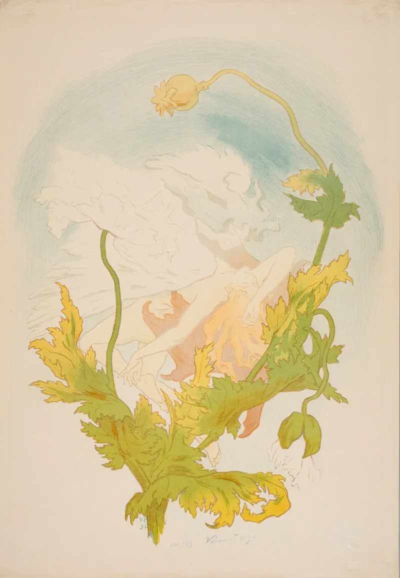 Lopium 3 Wall Art by Victor Émile Prouvé - High-Resolution Digital Print