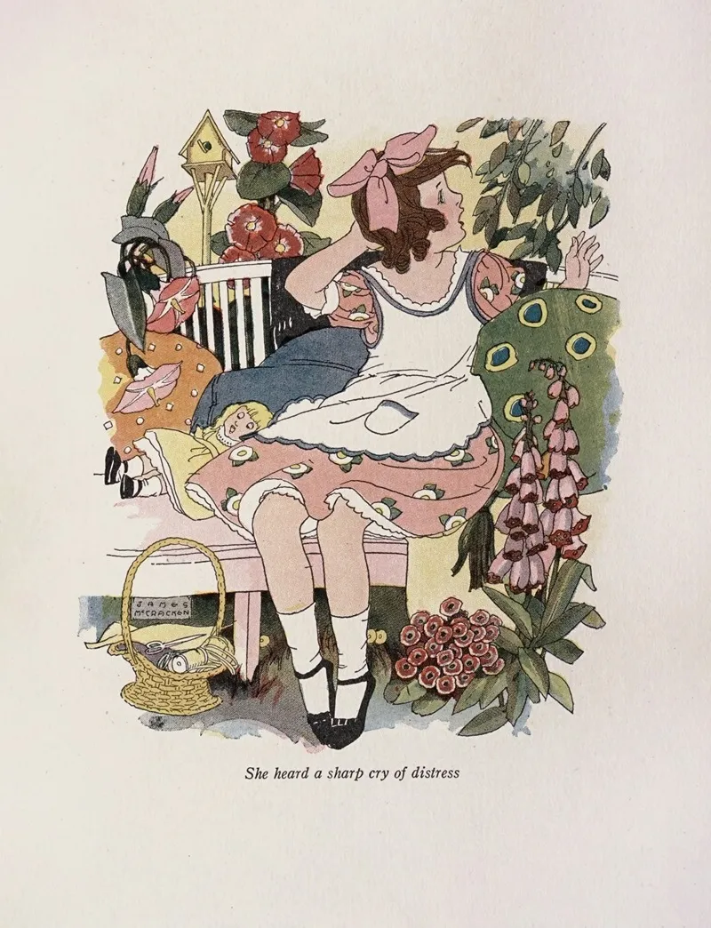 Loraine And The Little People Of Summer Pl 1 Wall Art by Elizabeth Gordon - High-Resolution Digital Print