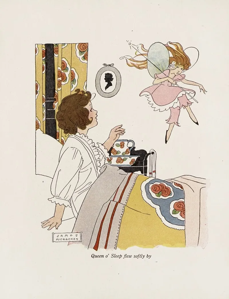 Loraine And The Little People Of Summer Pl 3 Wall Art by Elizabeth Gordon - High-Resolution Digital Print