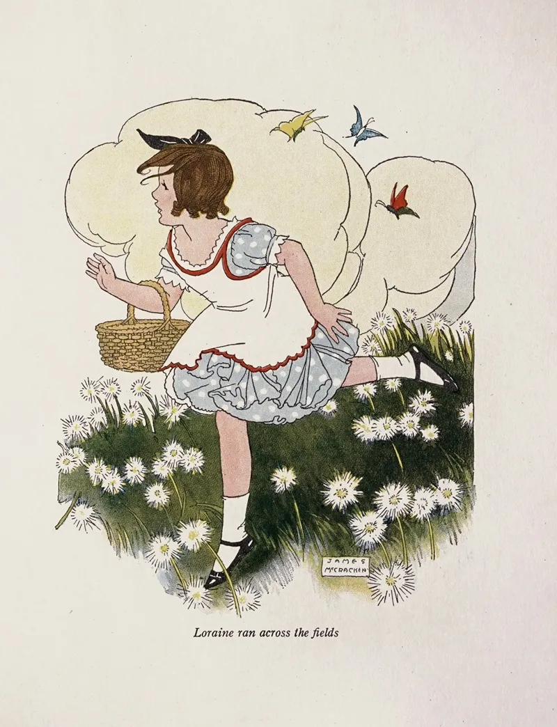 Loraine And The Little People Of Summer Pl 8 Wall Art by Elizabeth Gordon - High-Resolution Digital Print