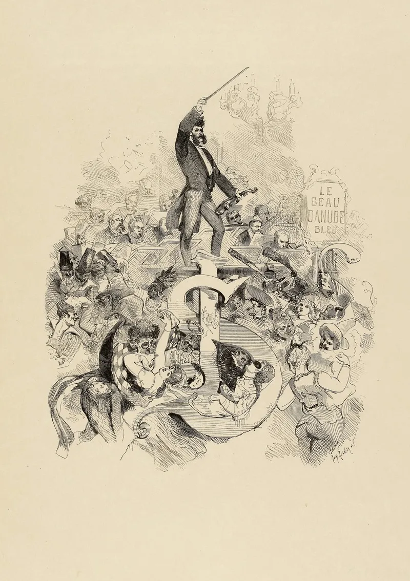 Lorchestre Du Bal De Lopera Wall Art by Edmond Morin - High-Resolution Digital Print