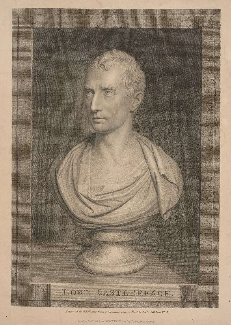 Lord Castlereagh Wall Art by Georg Sigmund Facius - High-Resolution Digital Print