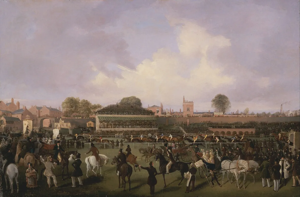 Lord Westminsters Cardinal Puff With Sam Darling Up Winning The Tradesmans Plate Chester Wall Art by William Tasker - High-Resolution Digital Print
