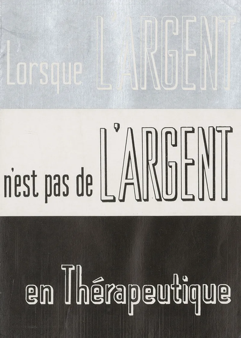 Lorsque Largent Nest Pas De Largent Argyrol Wall Art by Anonymous - High-Resolution Digital Print