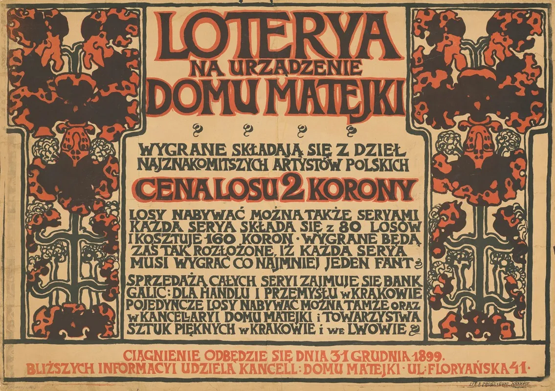 Loterya Na Urzadzenie Domu Matejki