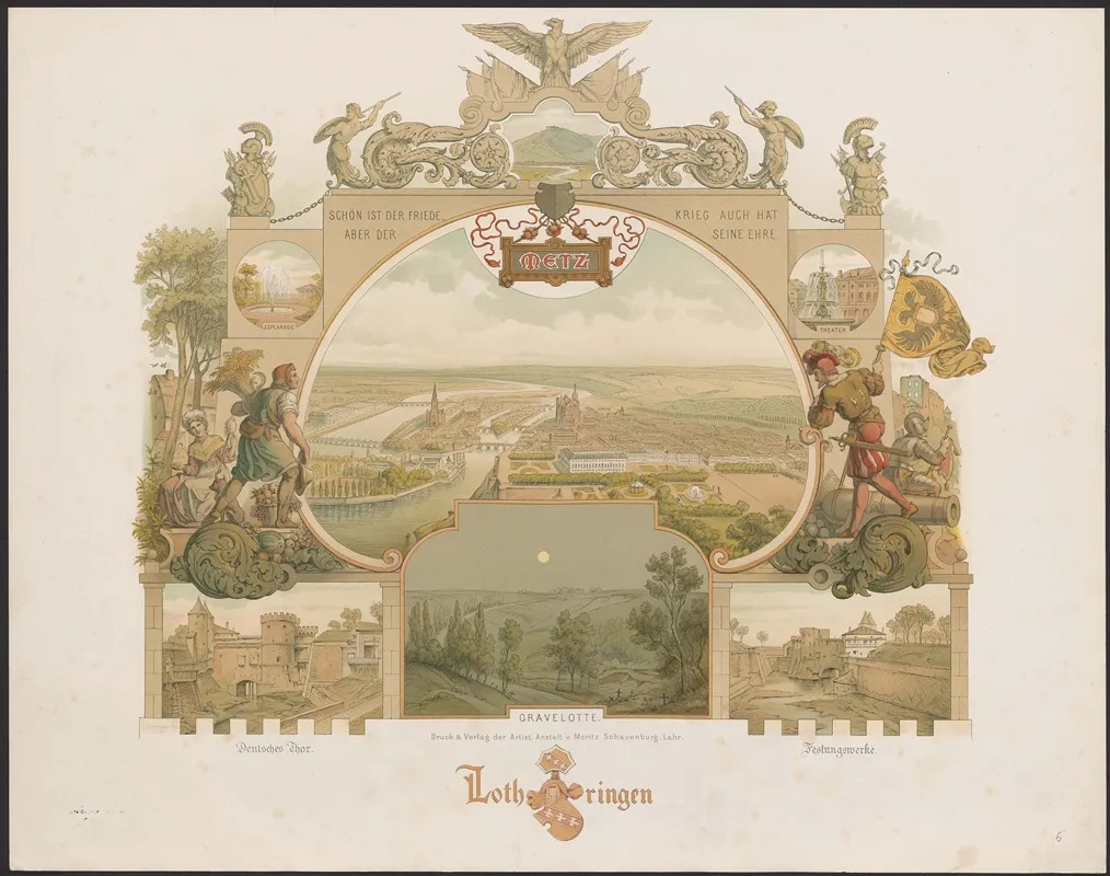 Lothringen Wall Art by Caspar Scheuren - High-Resolution Digital Print