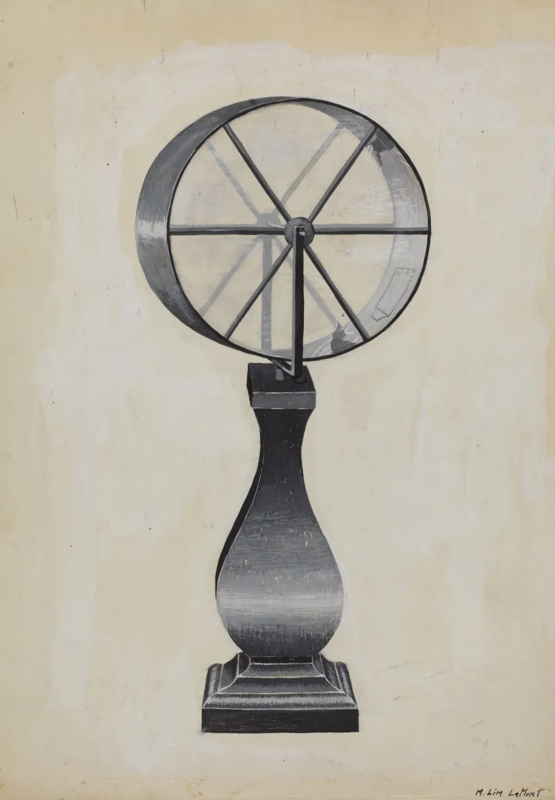 Lottery Wheel 3 Wall Art by Martin Lamont - High-Resolution Digital Print