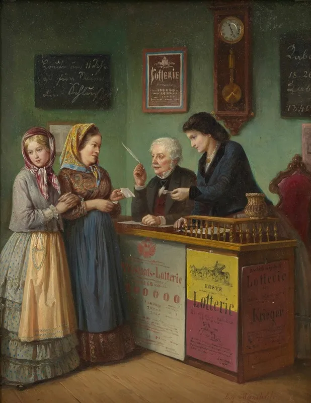 Lotto Kollektur Wall Art by August Mansfeld - High-Resolution Digital Print