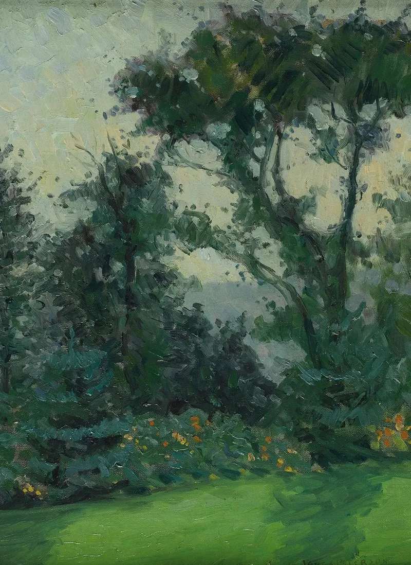 Louis Comfort Tiffanys Garden Wall Art by Jane Peterson - High-Resolution Digital Print