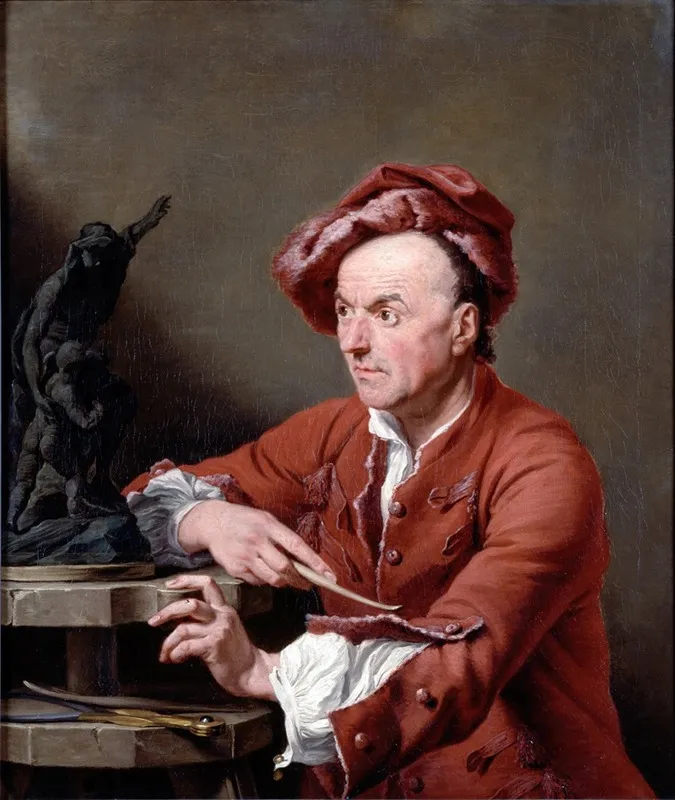 Louis Francois Roubiliac Wall Art by Andrea Soldi - High-Resolution Digital Print