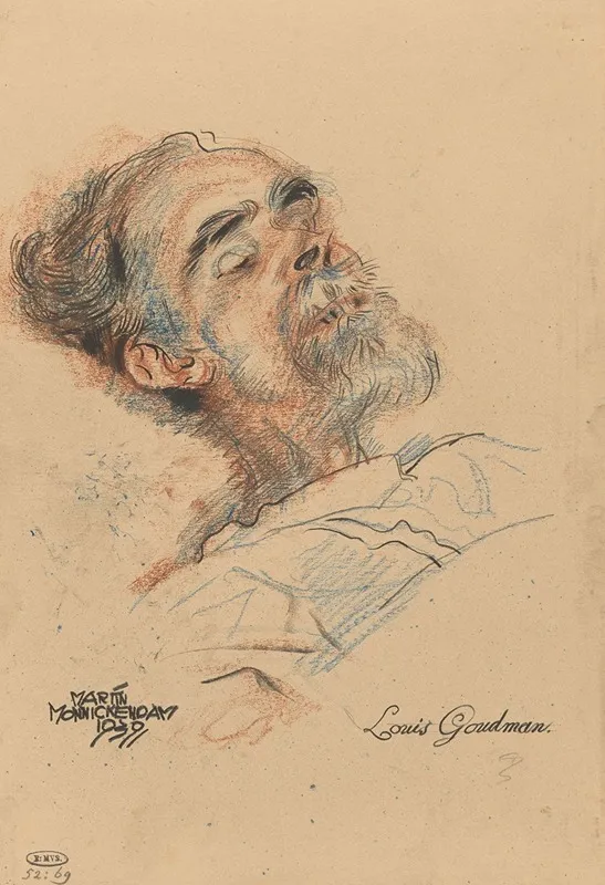 Louis Goudman Op Zijn Doodsbed