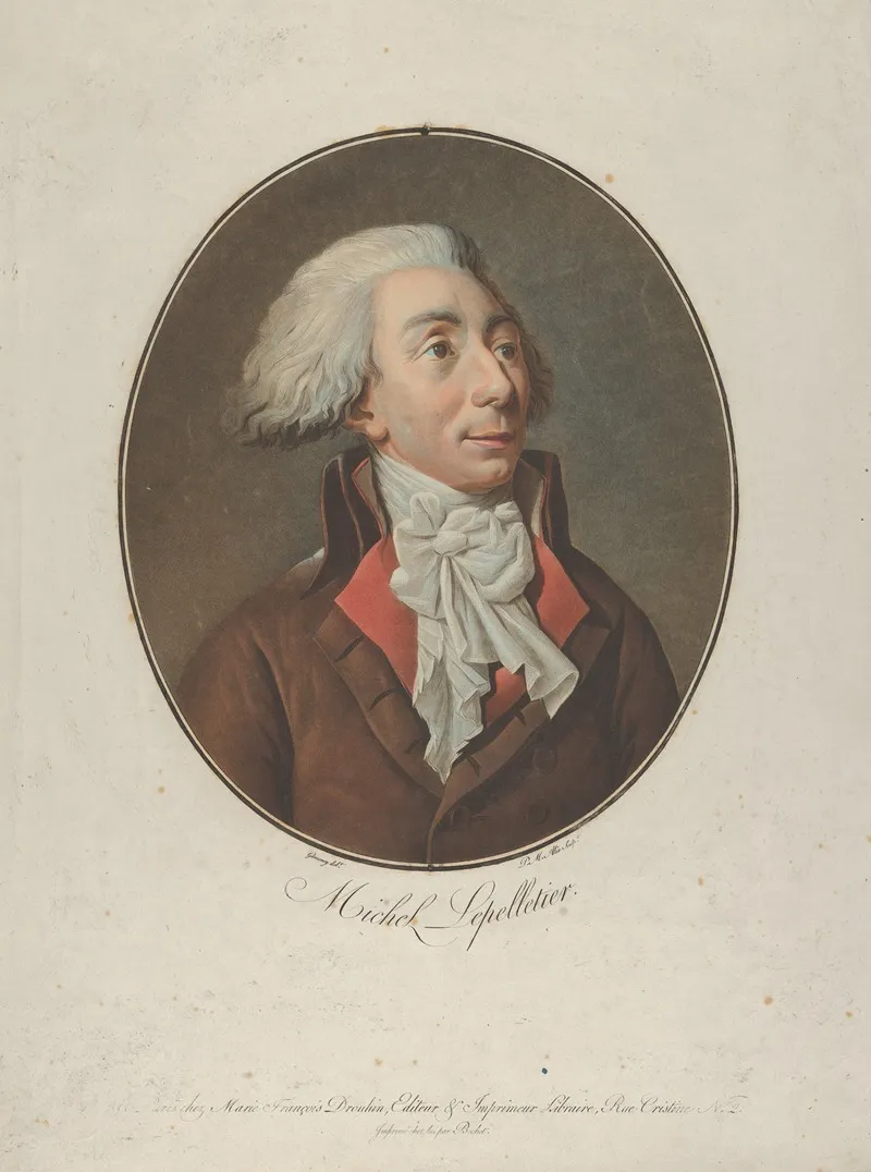 Louis Michel Lepelletier De St Fargeau Wall Art by Pierre Michel Alix - High-Resolution Digital Print