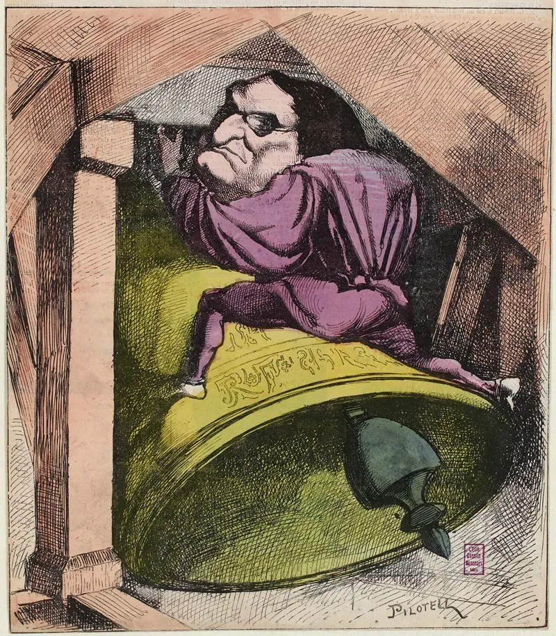 Louis Ulbach Ferragus Wall Art by Georges Pilotelle - High-Resolution Digital Print