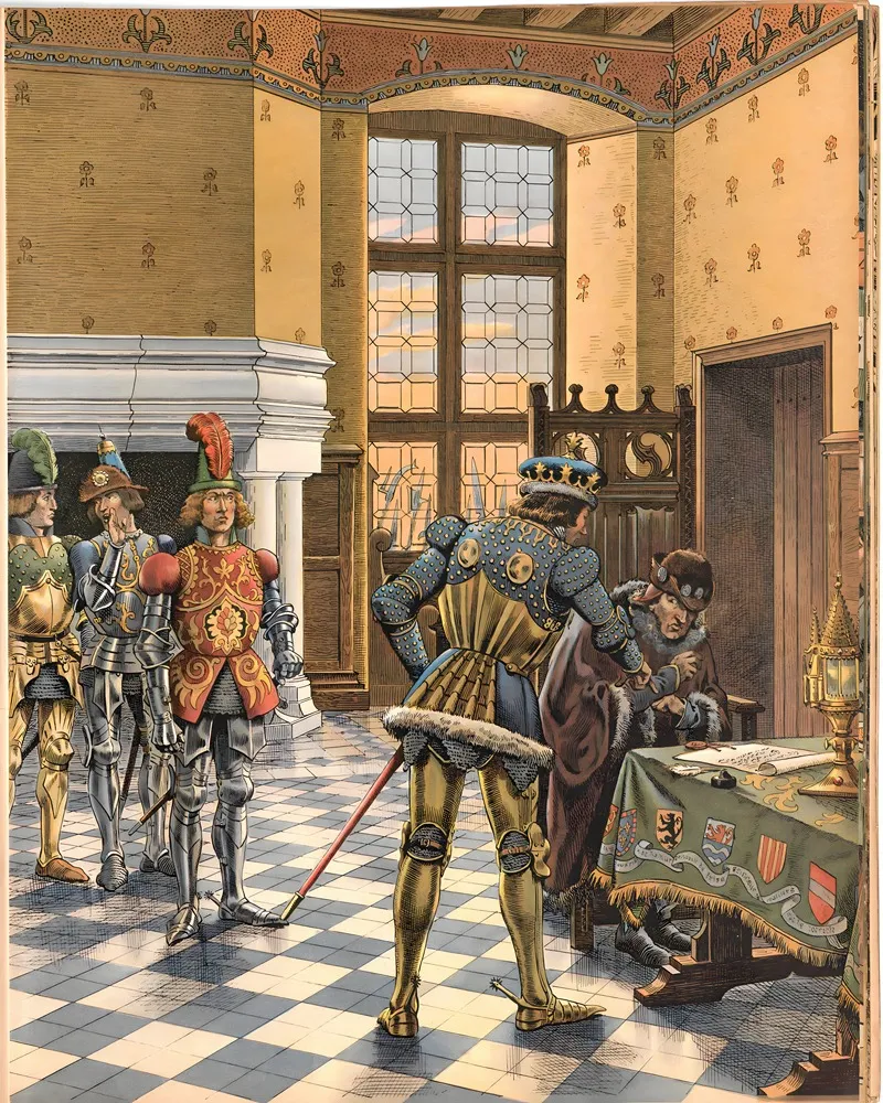 Louis Xi Traite De Peronne Wall Art by Job (Jacques-Marie-Gaston Onfroy de Bréville) - High-Resolution Digital Print