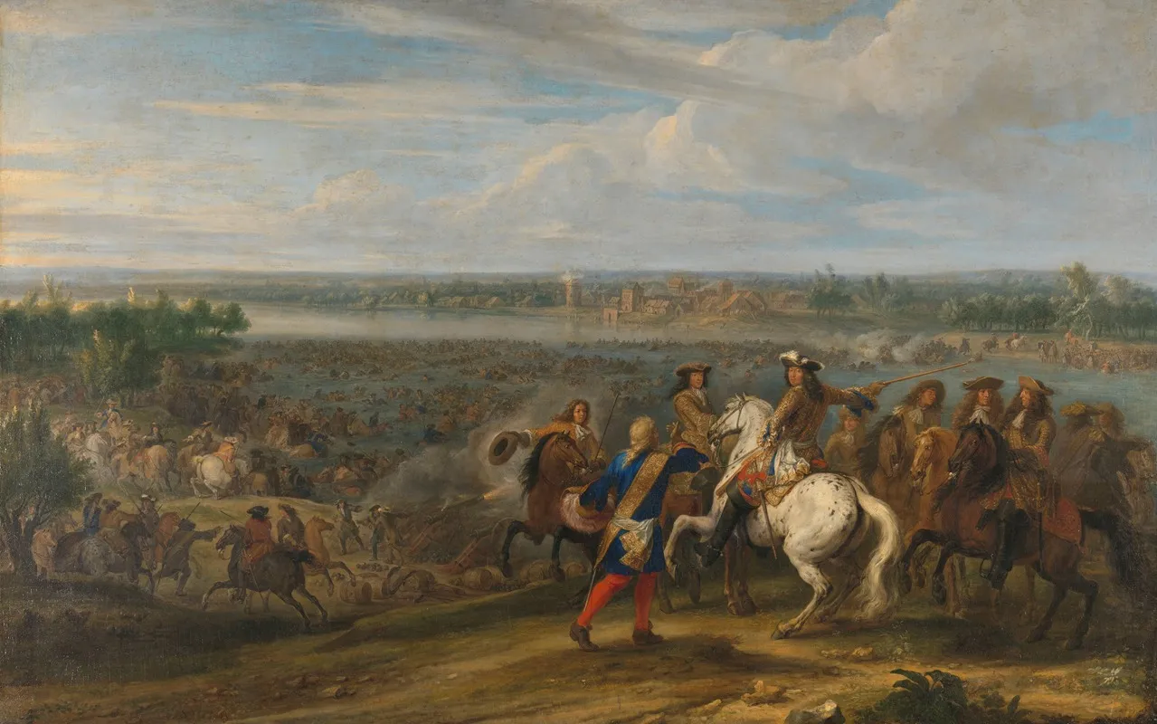 Louis Xiv Crossing Into The Netherlands At Lobith 2