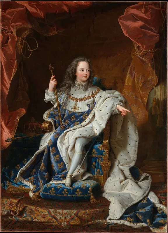 Louis Xv 1710 1774 As A Child Wall Art by After Hyacinthe Rigaud - High-Resolution Digital Print