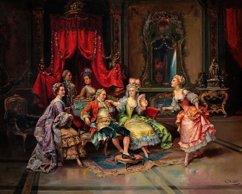 Louis Xv In The Throne Room 2