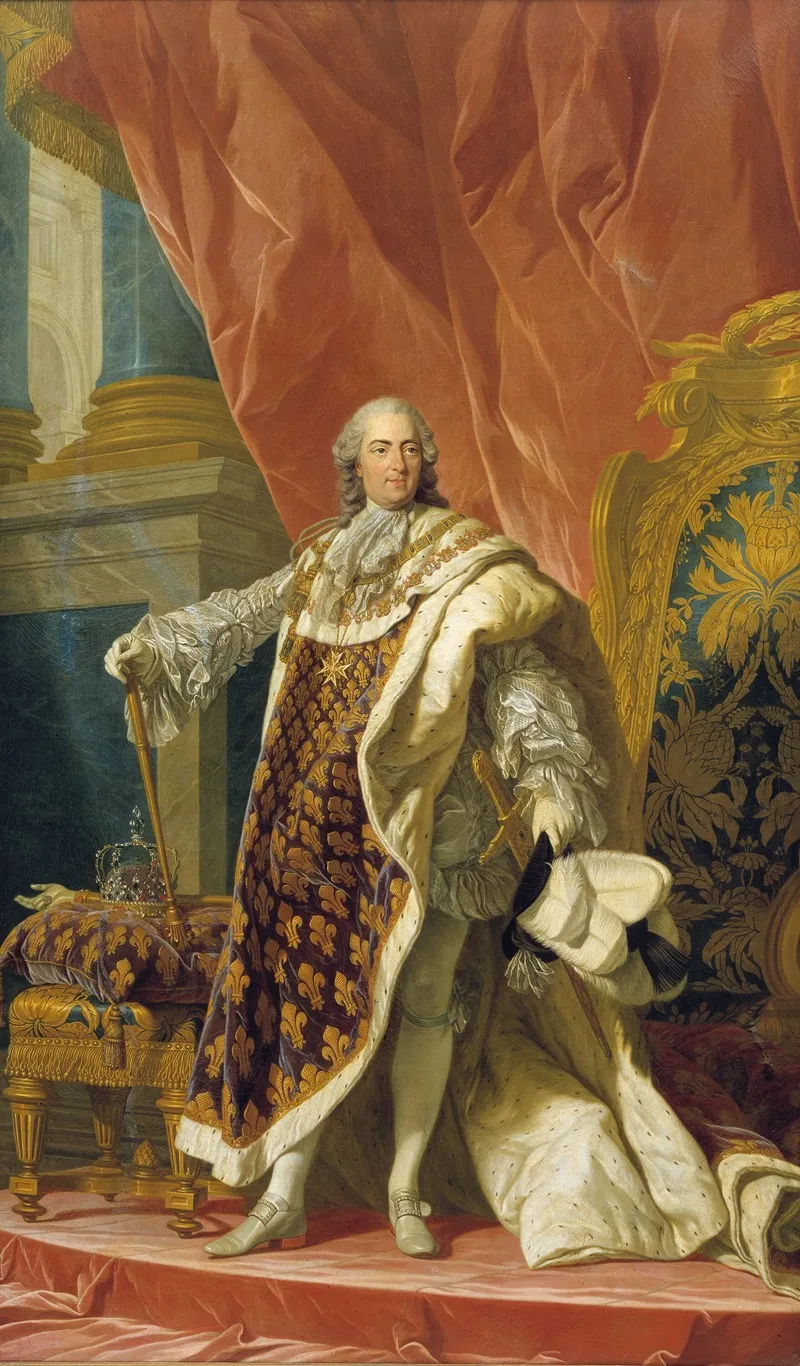 Louis Xv Of France 1710 1774 Wall Art by Louis-Michel Van Loo - High-Resolution Digital Print